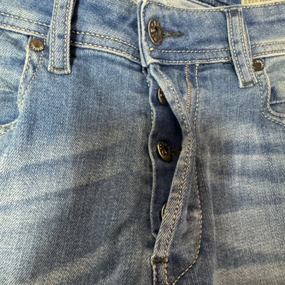 Diesel Jeans Mens Blue Belther-R Button Fly Distressed 28 x 32 - Picture 6 of 10